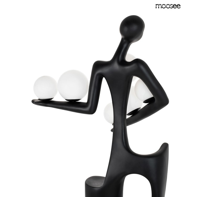MOOSEE lampa podłogowa HUMAN DREAMER czarna