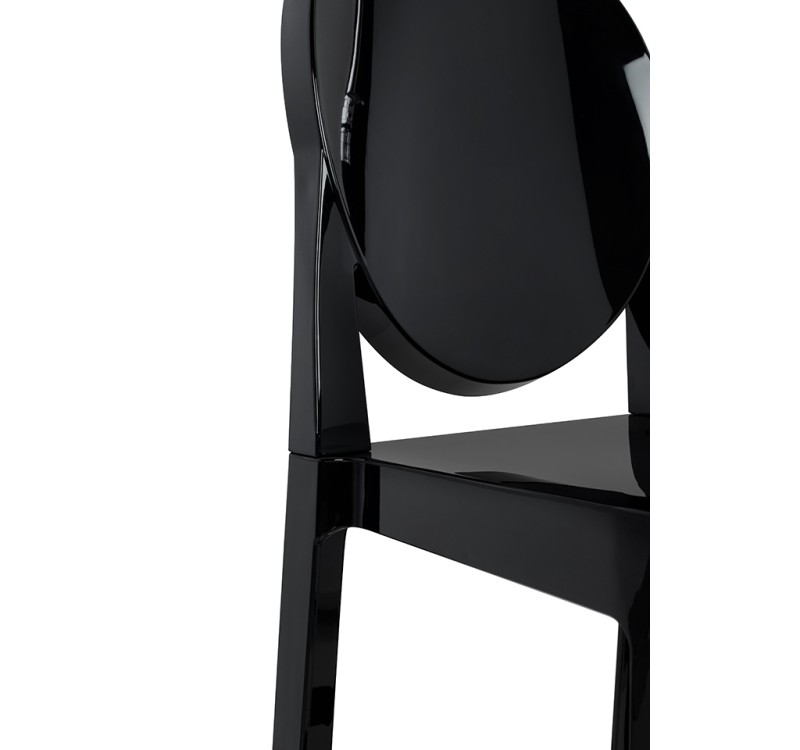 Krzesło barowe VICTORIA 65 cm czarne