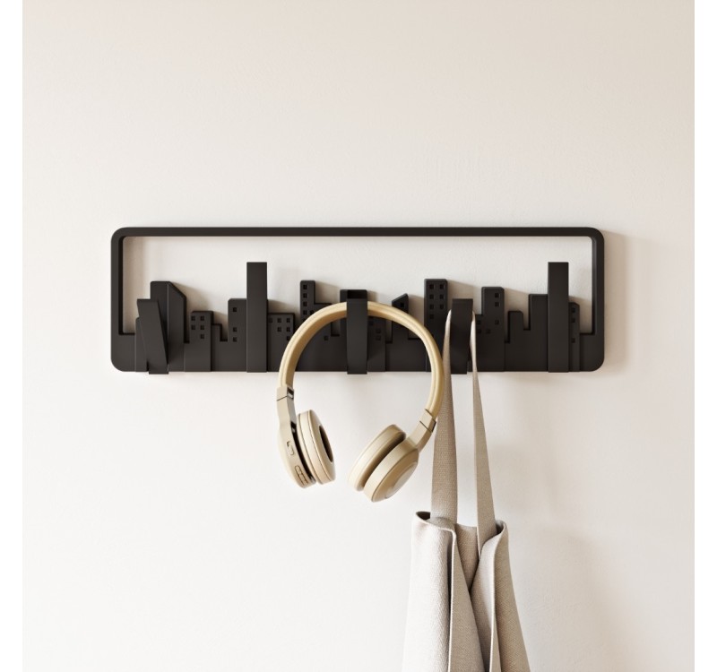 UMBRA wieszak na ubrania SKYLINE czarny