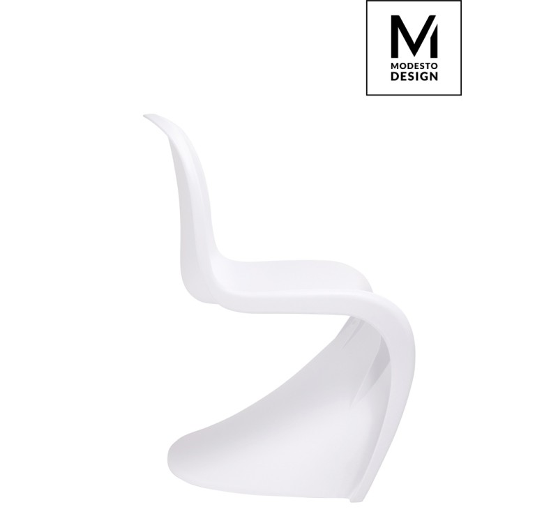 MODESTO krzesło HOVER białe -             polipropylen