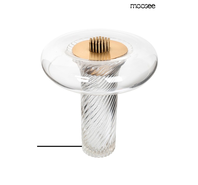 MOOSEE lampa stołowa ICAR złota