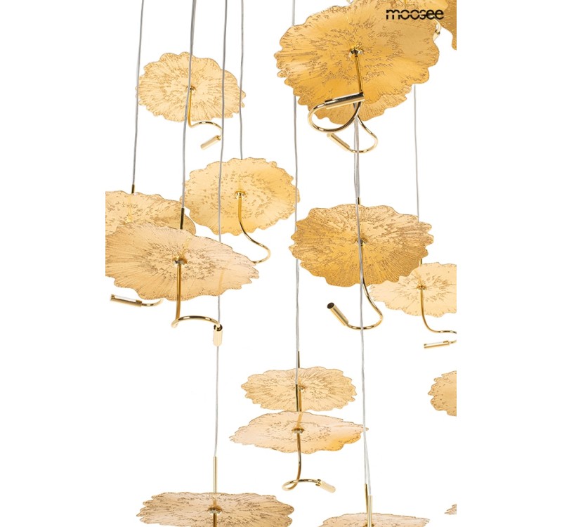 MOOSEE lampa wisząca LEAFS DISC złota