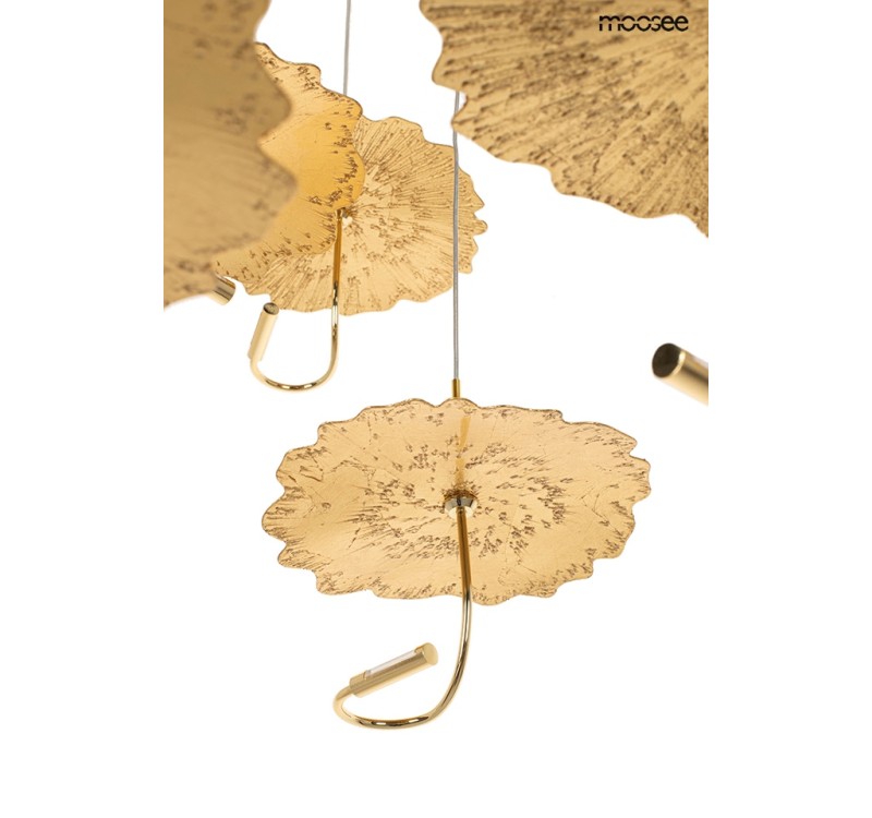 MOOSEE lampa wisząca LEAFS DISC złota