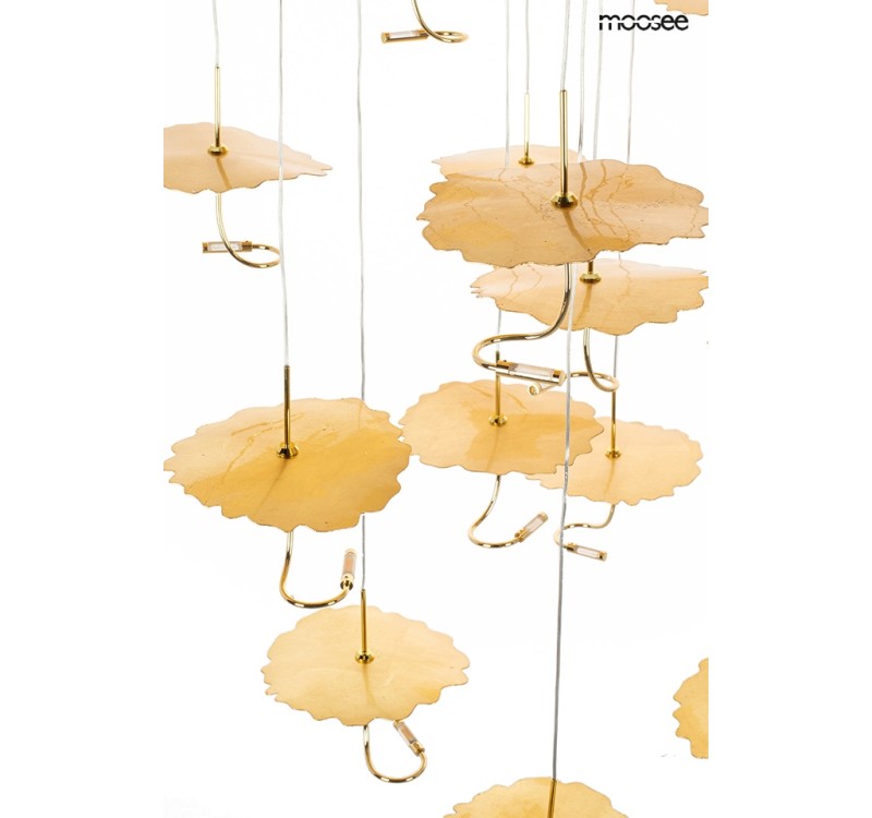MOOSEE lampa wisząca LEAFS DISC złota
