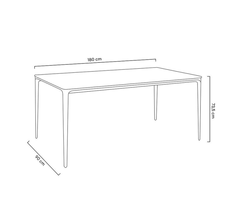 Stół SLIM 180 biały