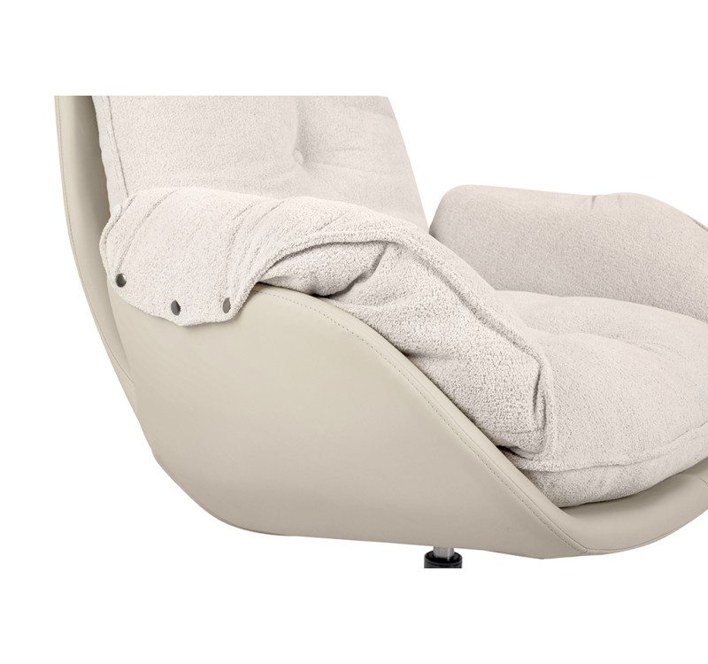 Fotel obrotowy CARINO beżowy