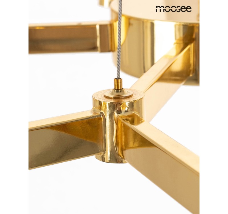 MOOSEE lampa wisząca TUBS 18 złota
