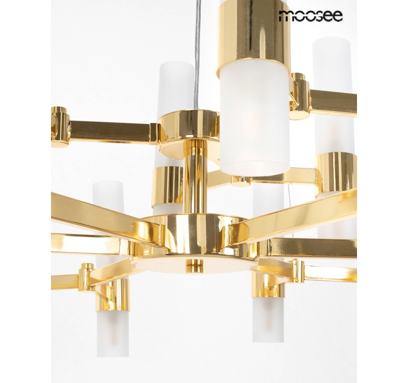 MOOSEE lampa wisząca TUBS 18 złota