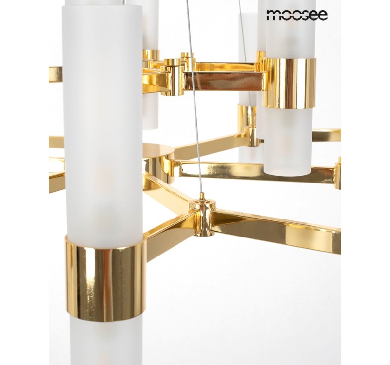 MOOSEE lampa wisząca TUBS 18 złota