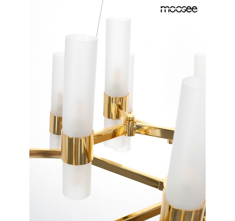 MOOSEE lampa wisząca TUBS 18 złota