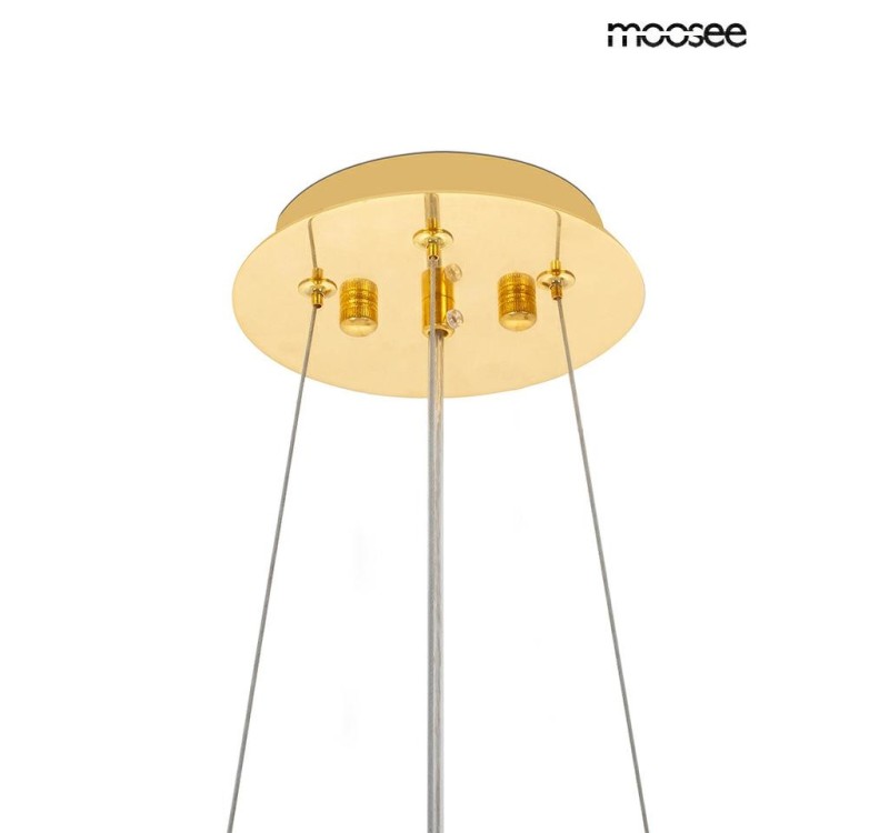 MOOSEE lampa wisząca TUBS 18 złota