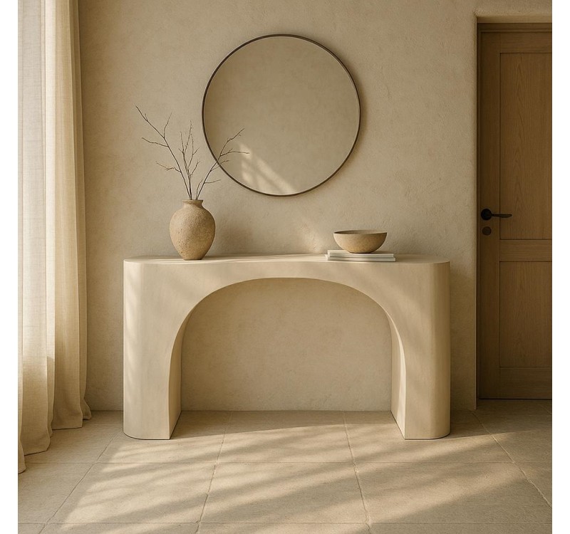 MaMaison konsola ICARO beżowa / drewno