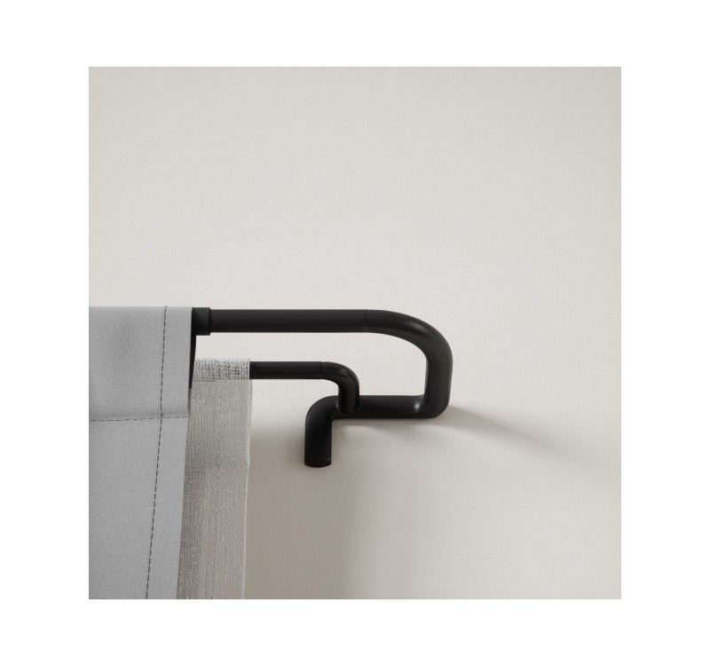 UMBRA karnisz TWILIGHT DOUBLE 168 - 365   cm czarny mat