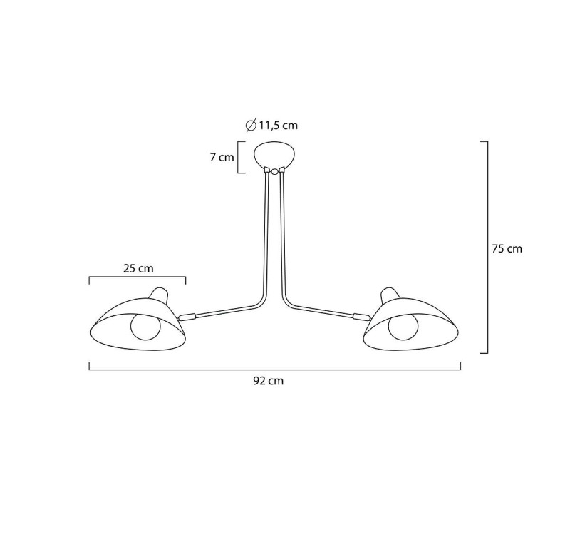 Lampa wisząca RAVEN 2