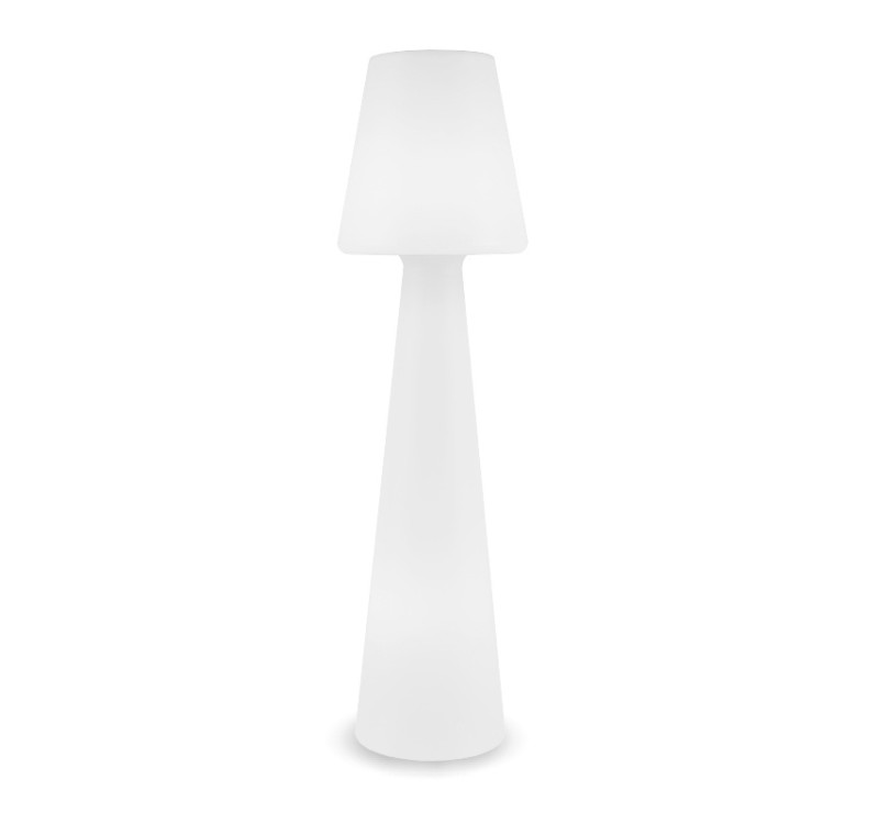 NEW GARDEN lampa podłogowa LOLA 200 CABLE biała