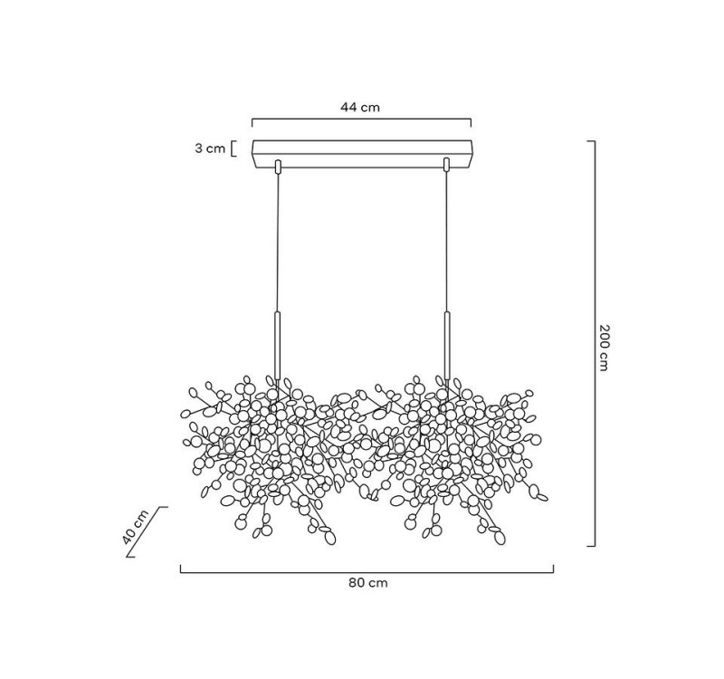 Lampa wisząca MONETE chromowana - metal