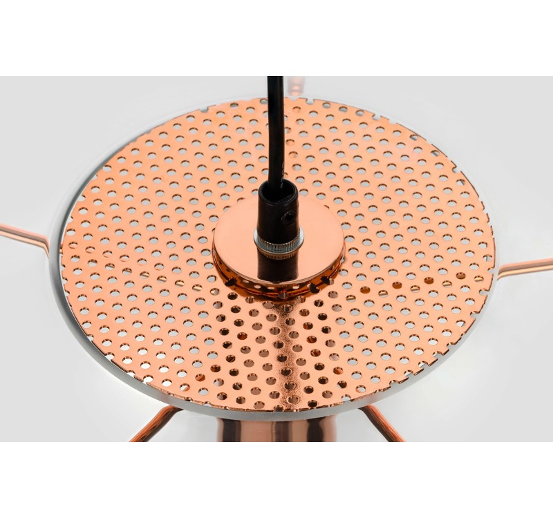 Lampa wisząca SANDRA 20 miedziana - szkło, metal