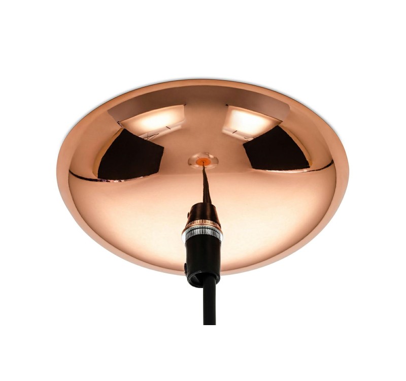 Lampa wisząca SANDRA 20 miedziana - szkło, metal