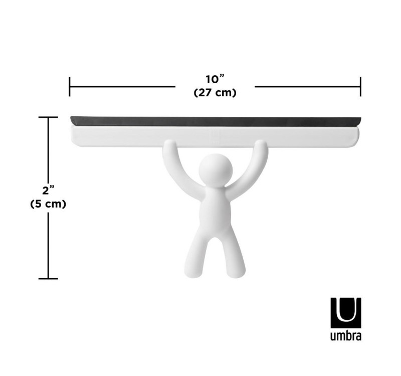 UMBRA ściągaczka prysznicowa BUDDY biała