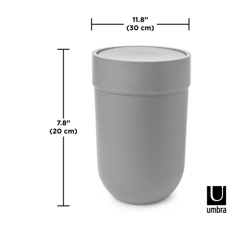 UMBRA kosz na śmieci TOUCH - szary