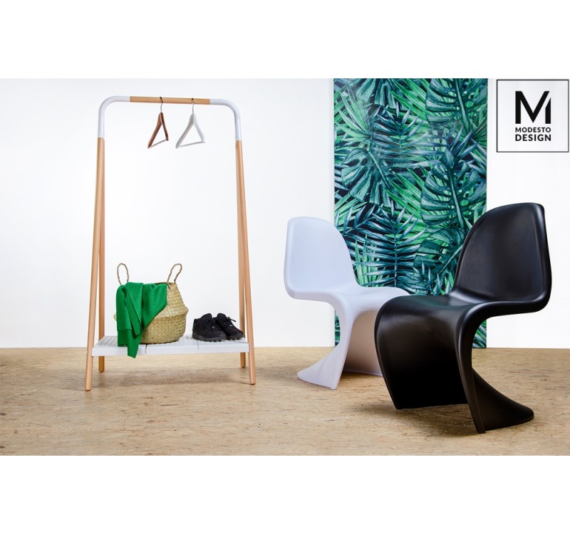 MODESTO krzesło HOVER białe -             polipropylen