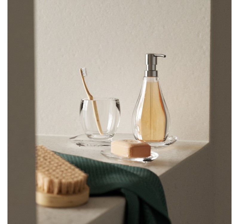 UMBRA mydelniczka DROPLET przezroczysta