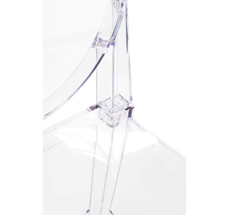 Krzesło barowe VICTORIA 75 cm transparentne