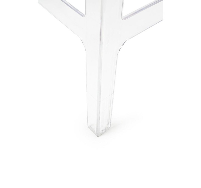Krzesło barowe VICTORIA 75 cm transparentne
