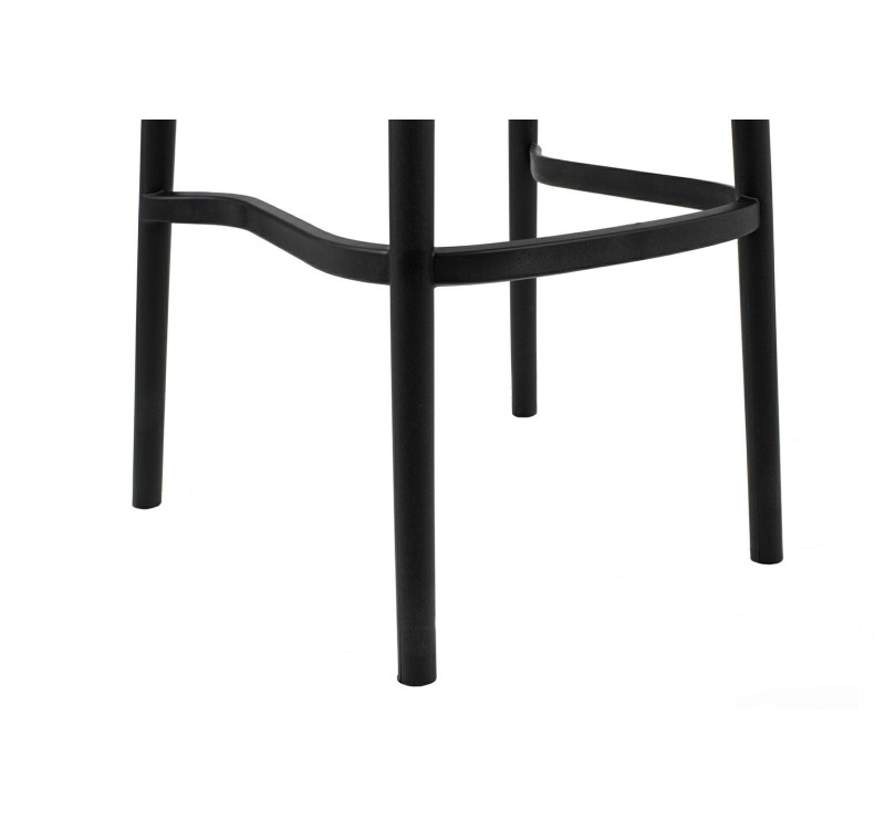 Krzesło barowe WICKY czarne