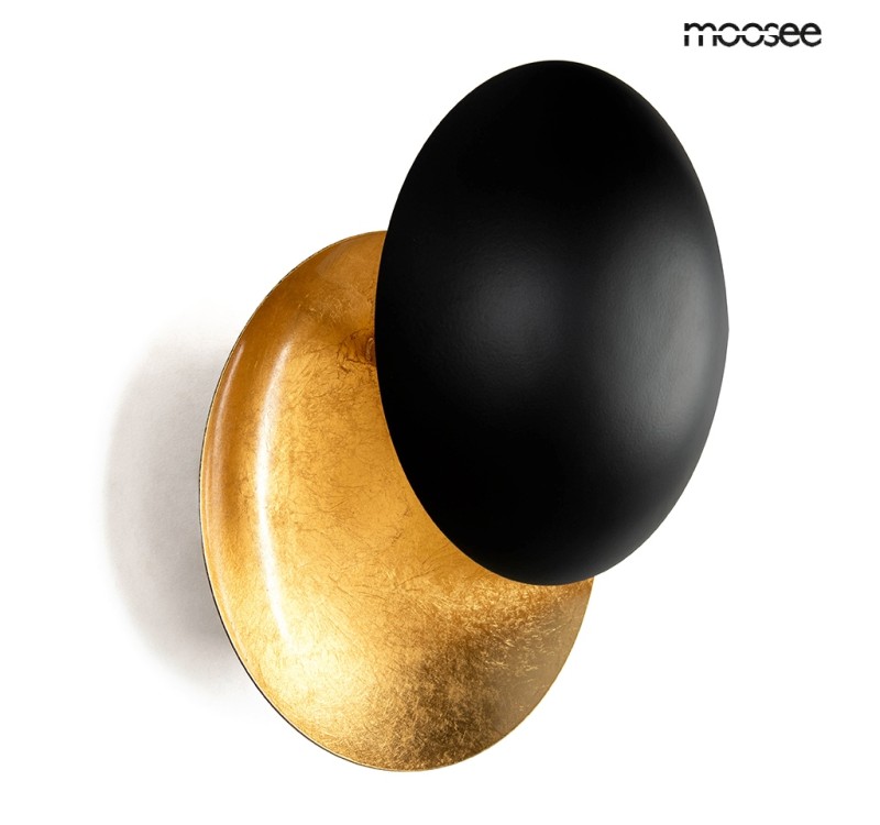 MOOSEE lampa ścienna ECLISE  złota / czarna
