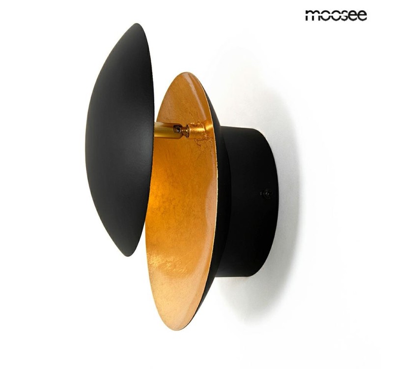 MOOSEE lampa ścienna ECLISE  złota / czarna