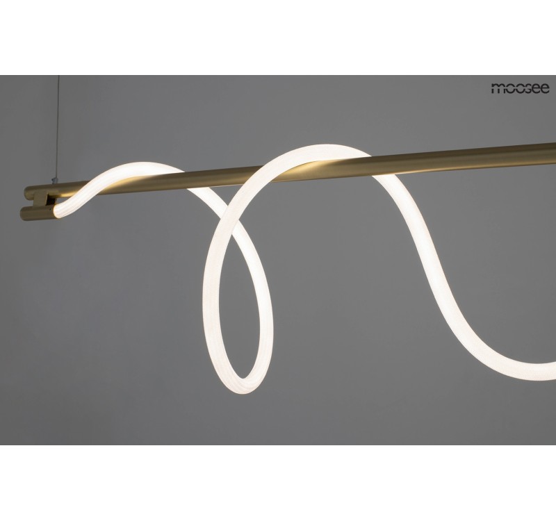 MOOSEE lampa wisząca SERPIENTE 120 złota