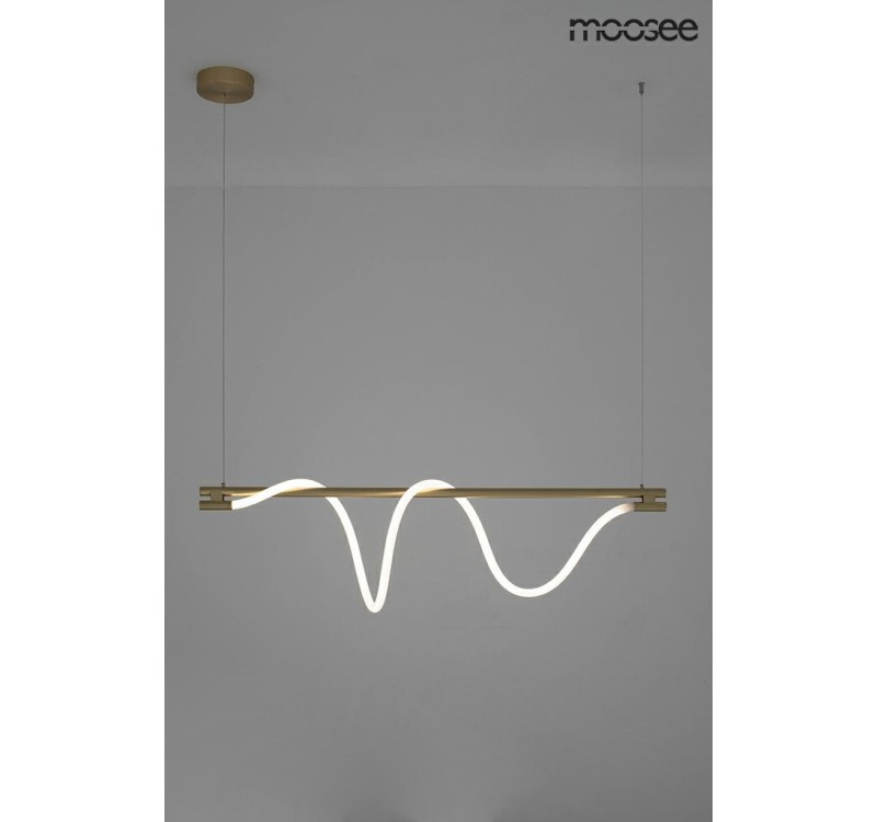 MOOSEE lampa wisząca SERPIENTE 120 złota