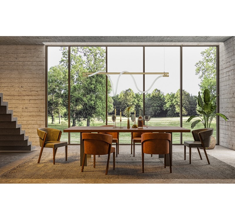 MOOSEE lampa wisząca SERPIENTE 120 złota