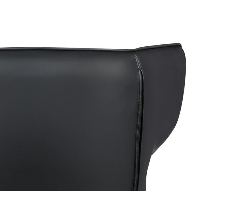 Fotel obrotowy VITA VELVET czarny PU