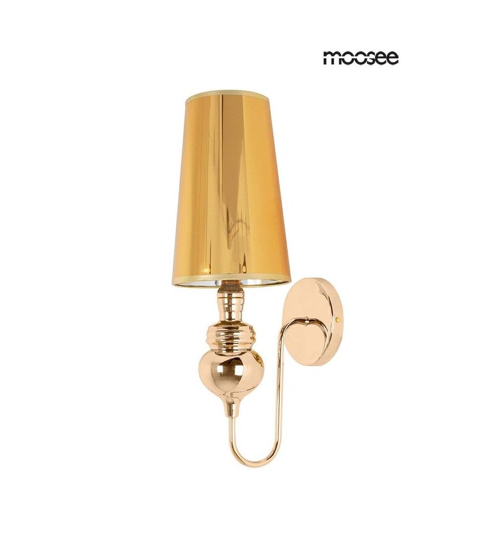 MOOSEE lampa ścienna QUEEN 15 złota