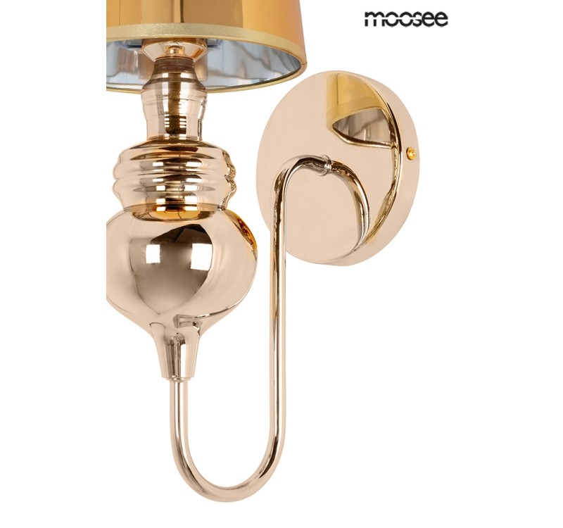 MOOSEE lampa ścienna QUEEN 15 złota