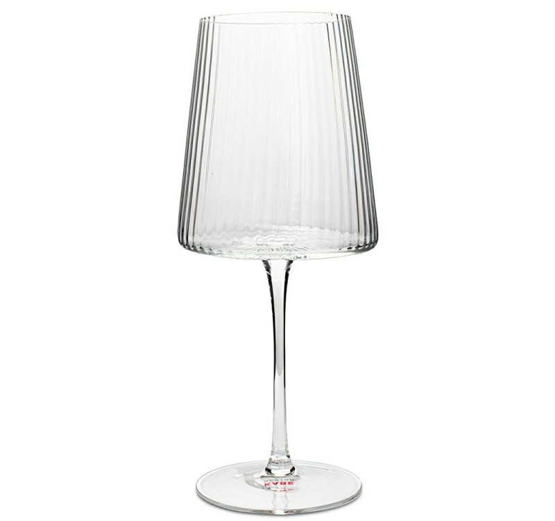 KARE komplet 4 kieliszków do wina RIFFLE  760 ml