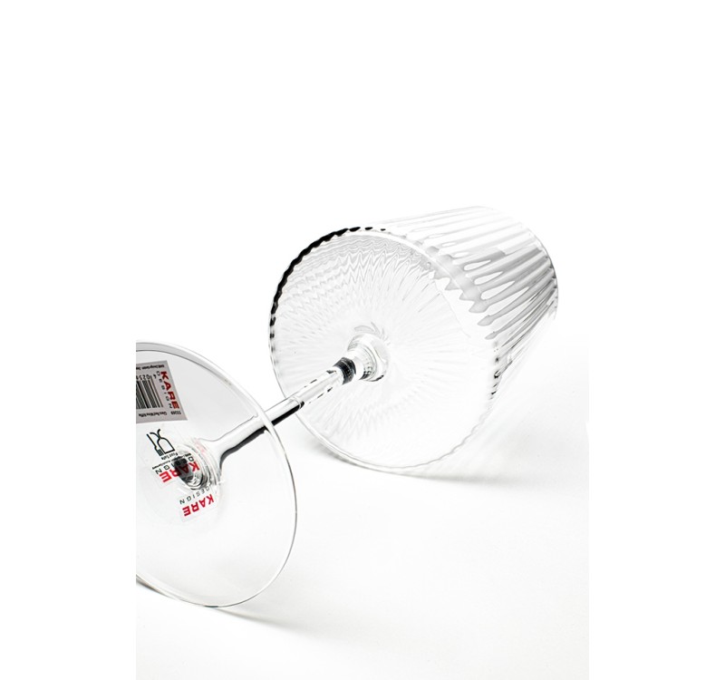 KARE komplet 4 kieliszków do wina RIFFLE  760 ml