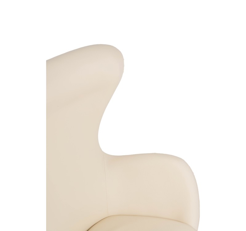 Fotel EGG SZEROKI PU beżowy