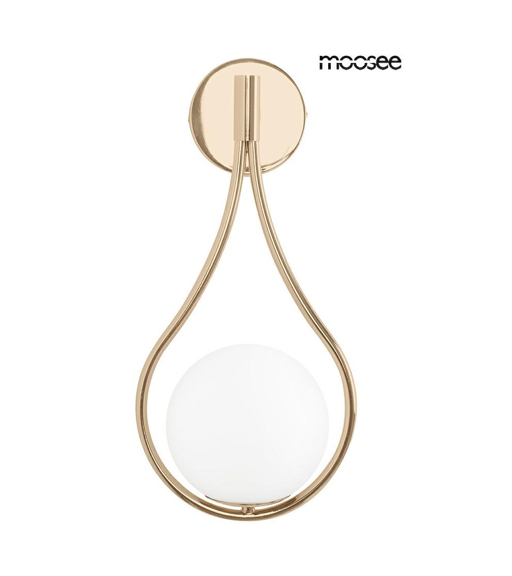 MOOSEE lampa ścienna ROMA złota