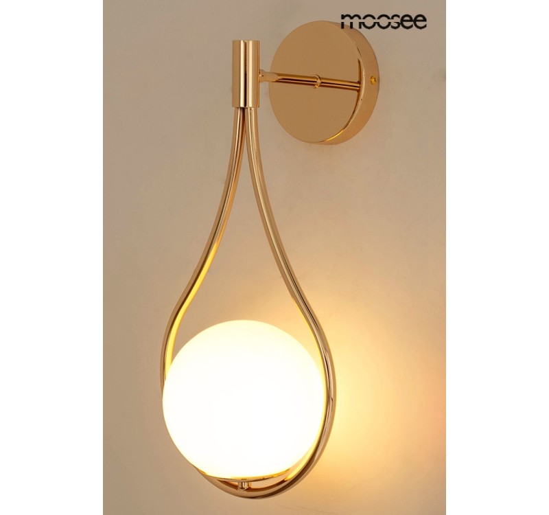MOOSEE lampa ścienna ROMA złota