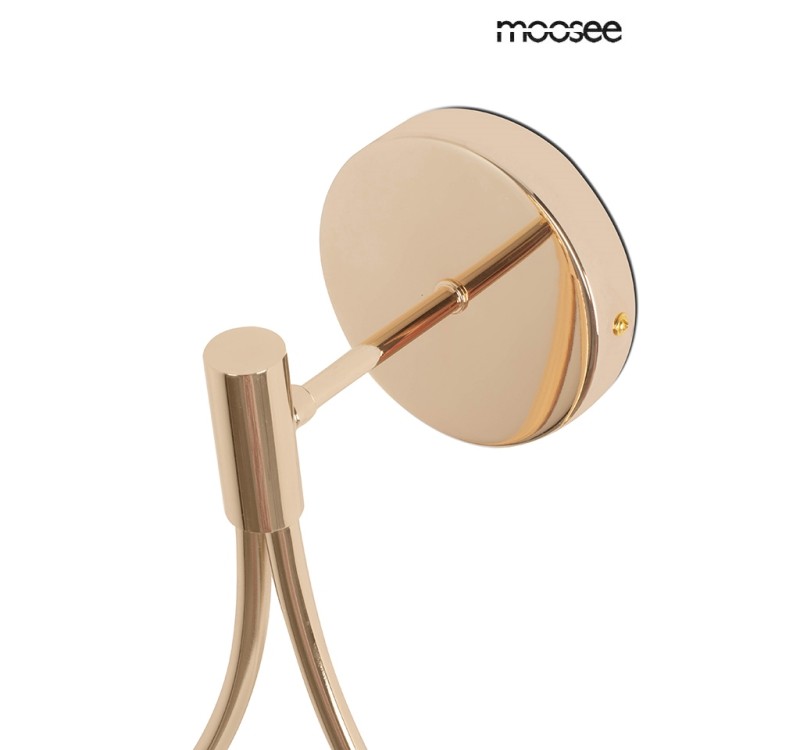 MOOSEE lampa ścienna ROMA złota