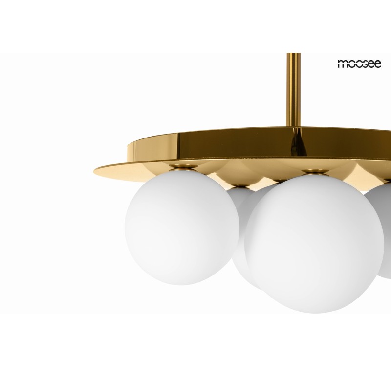 MOOSEE lampa wisząca BACARDI złota