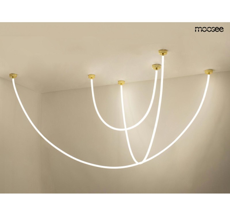MOOSEE lampa wisząca LASSO 800 Smart      złota