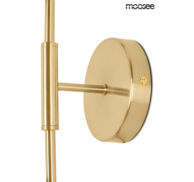 MOOSEE lampa ścienna LUCCA złota