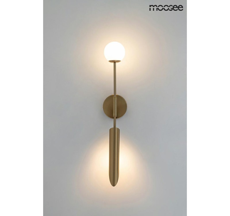 MOOSEE lampa ścienna LUCCA złota