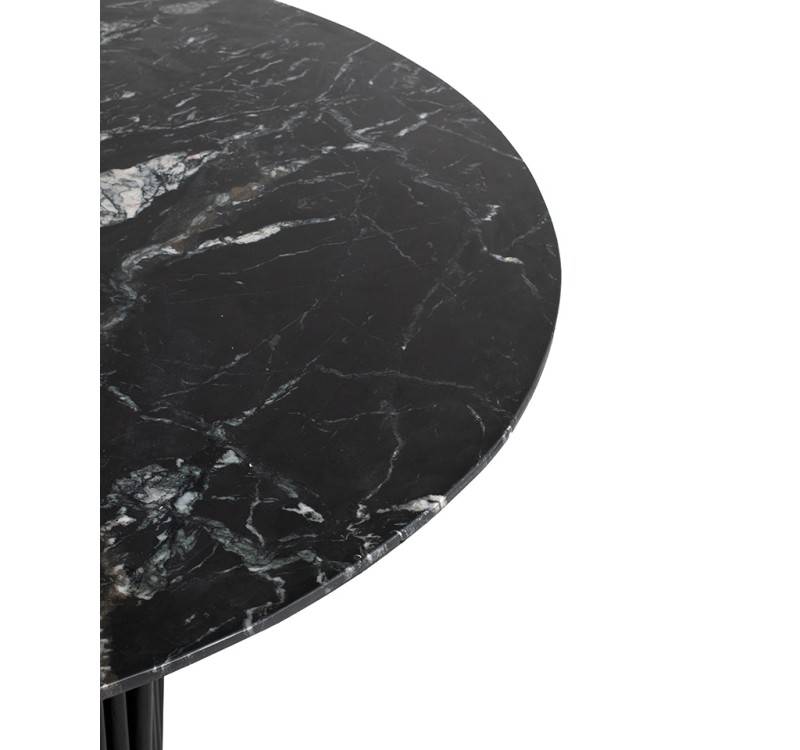 MaMaison stół jadalniany LEVANTE 120      czarny marmur