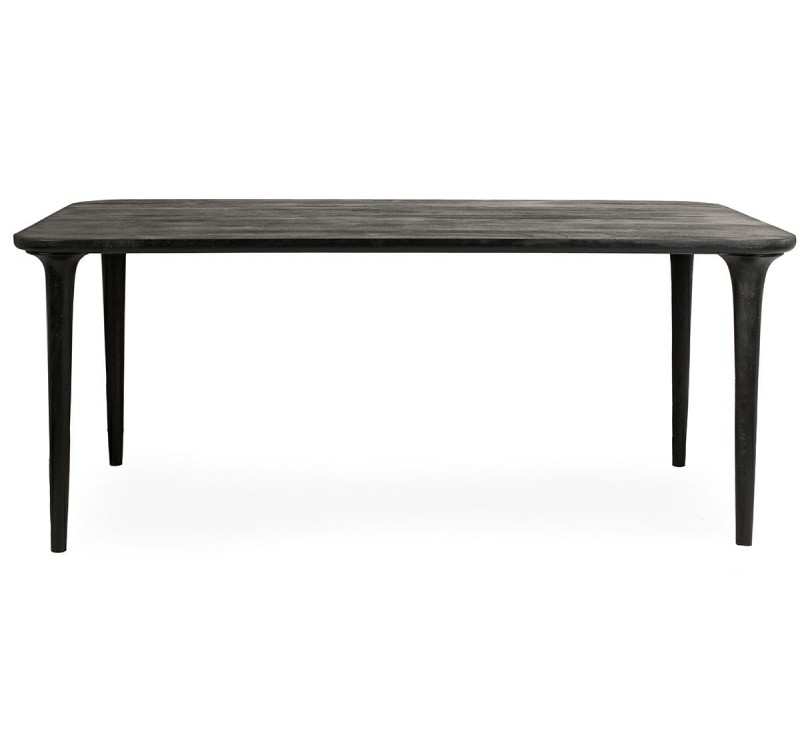 MaMaison stół jadalniany LAMINAR 200      czarny / drewno