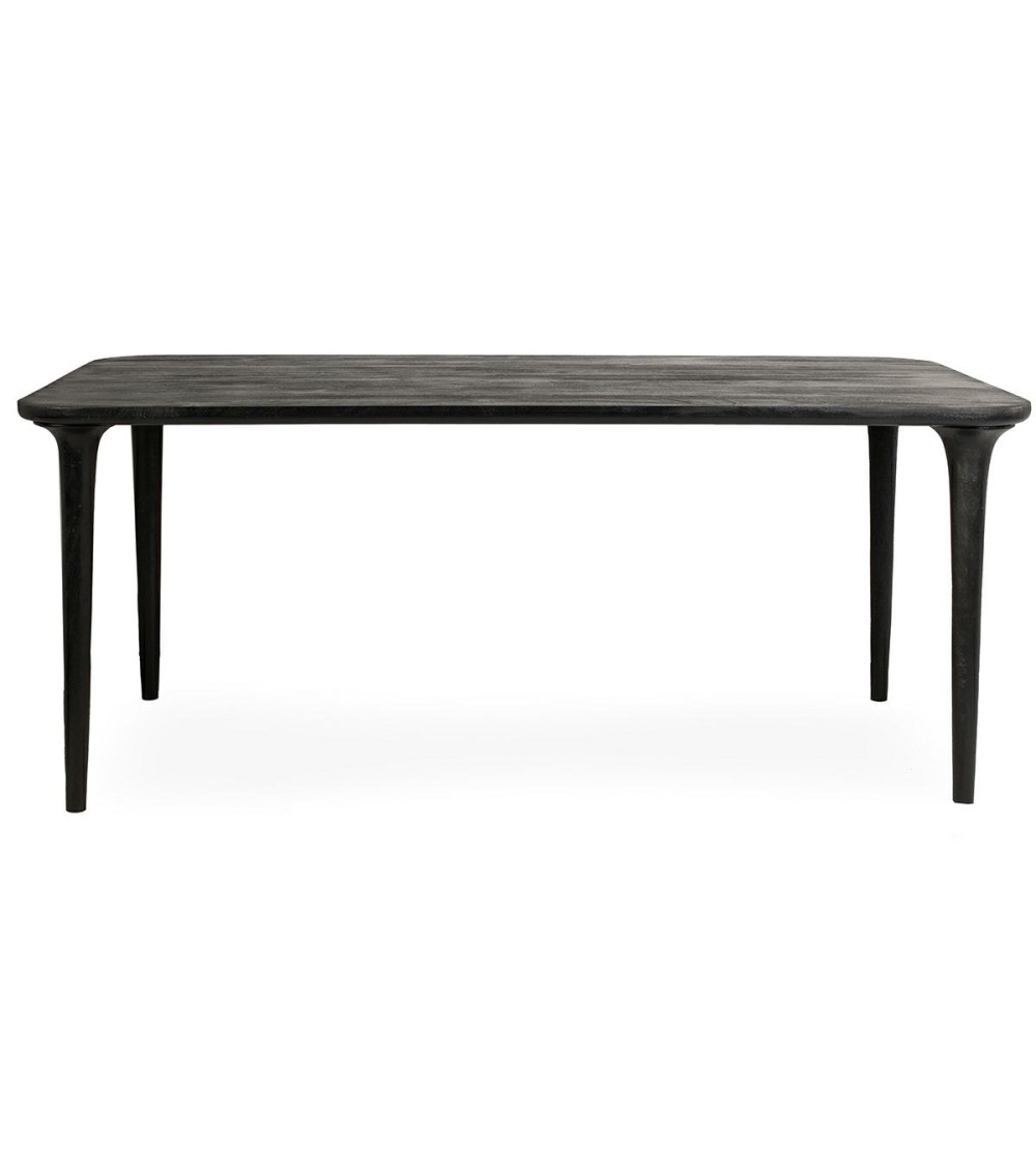 MaMaison stół jadalniany LAMINAR 200      czarny / drewno